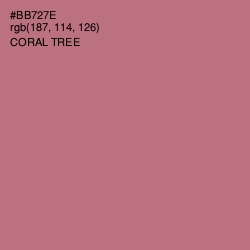 #BB727E - Coral Tree Color Image